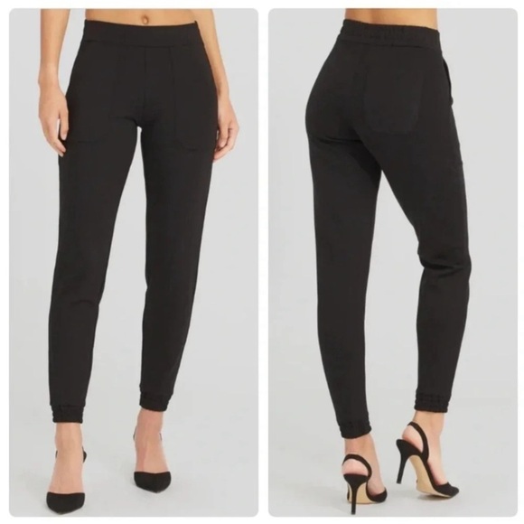 Spanx Perfect Pant Jogger in Black Size Small - Picture 1 of 13